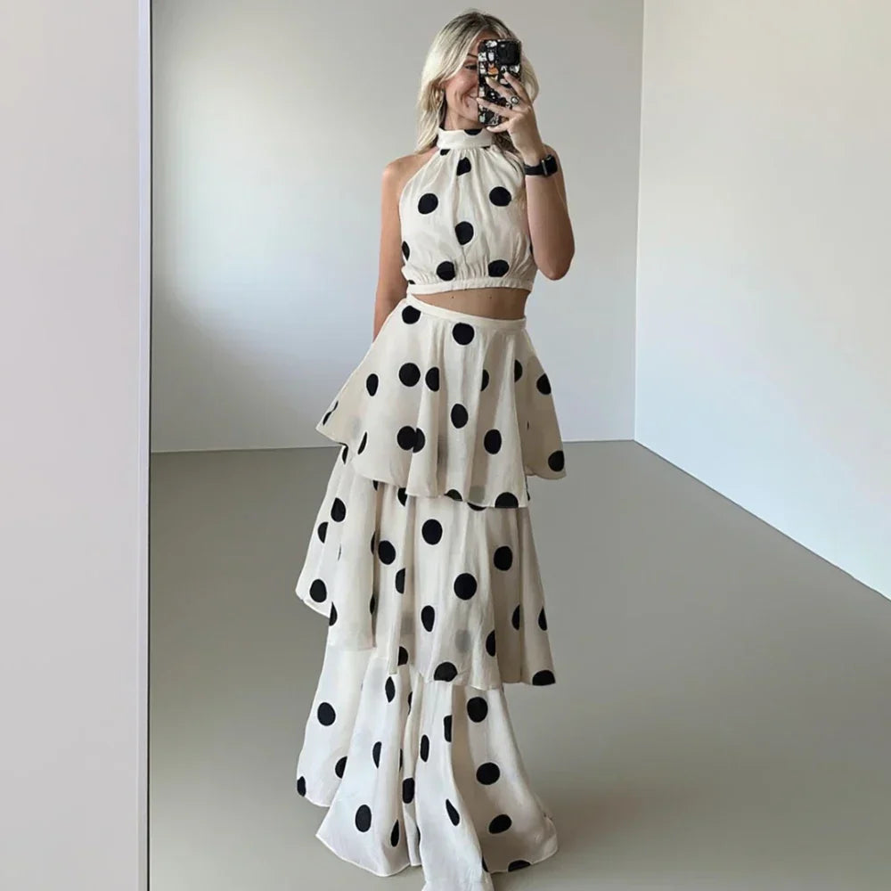 Luna | Polka Dot Set – Timeless Elegance