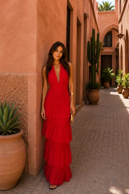 Manila Dress in Red