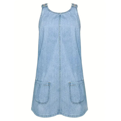 Emma Relaxed Denim-Look Dress