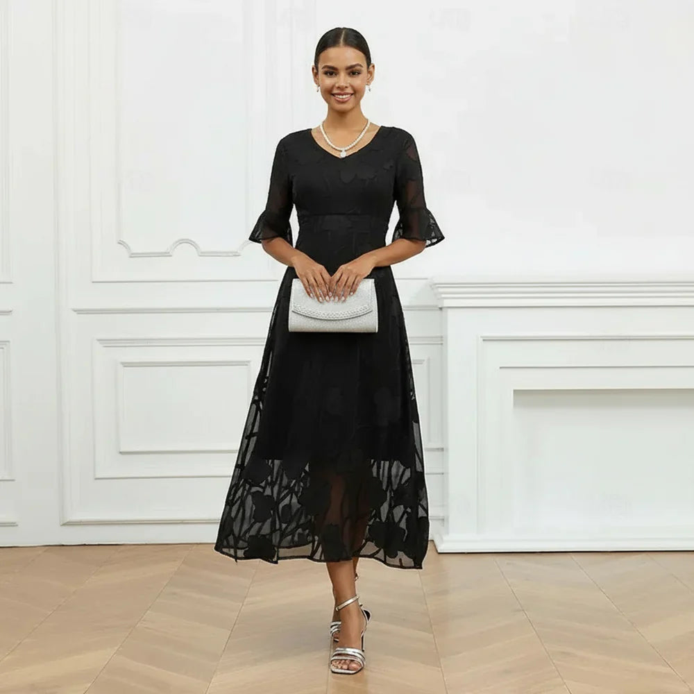 Celira | Dress with Sophisticated Floral Design