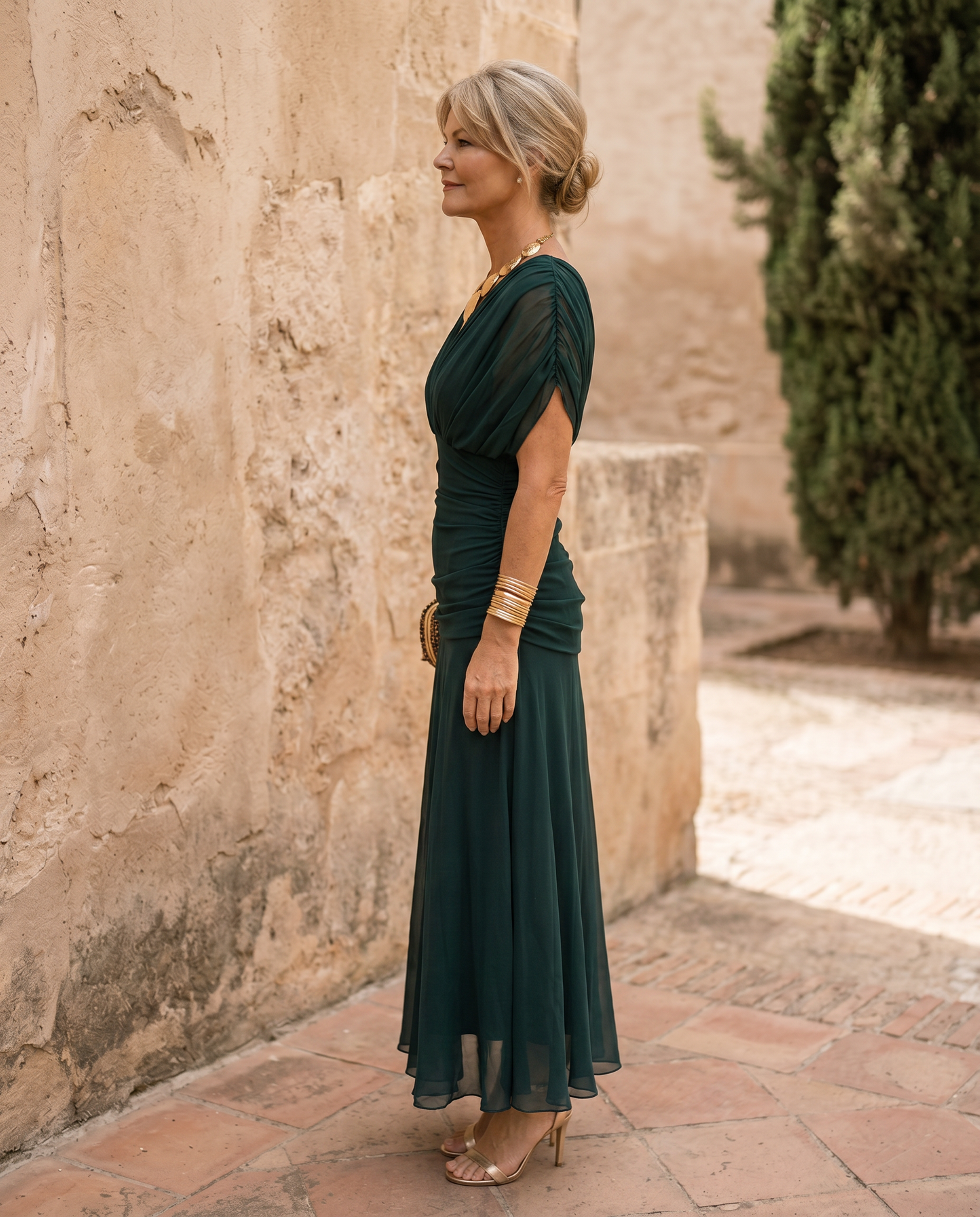 Elegant Maxi Party Dress with Sweetheart Neckline