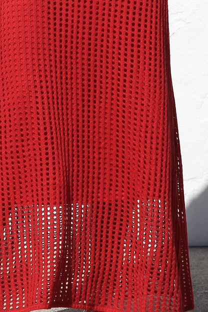 Airlie Crochet Maxi Dress - Natural