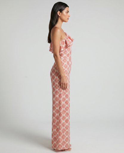 Jimena | Spring Geometric Print Jumpsuit