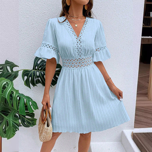Clara | Comfortable Summer Dress with Lace Details
