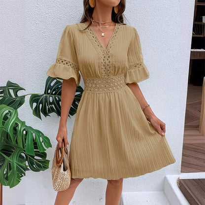 Clara | Comfortable Summer Dress with Lace Details